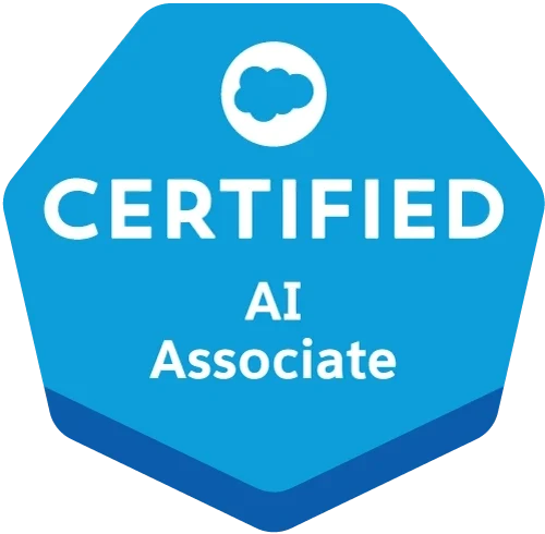 Salesforce Certified AI Associate badge